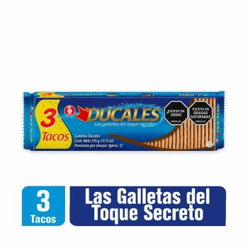 GALLETA DUCALES X3 TACOS