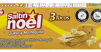 GALLETA QUESO MANTEQUILLA X3 TACOS